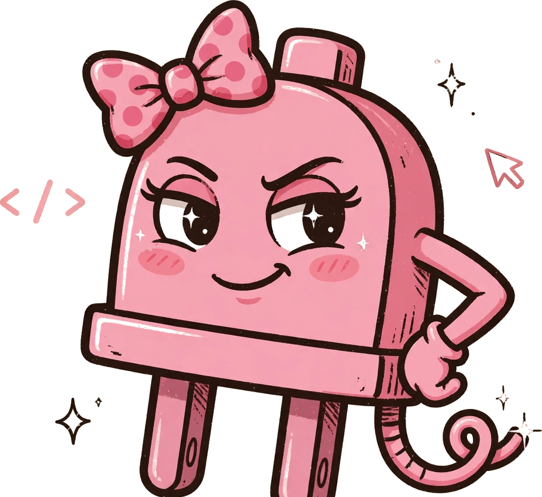 Sasha the Plug — The Website Plug logo